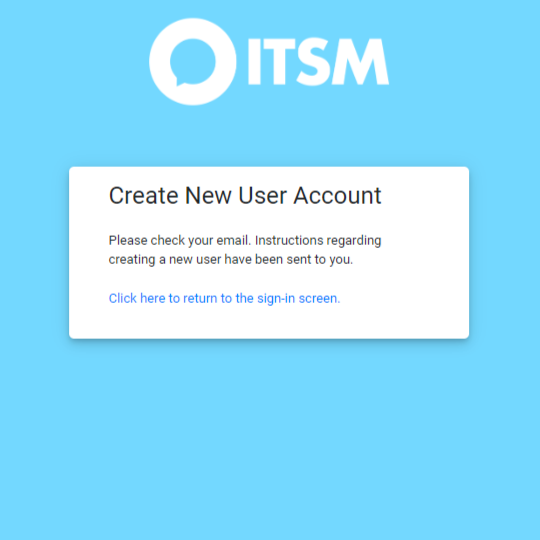 Step 4 screen for HaloITSM account creation